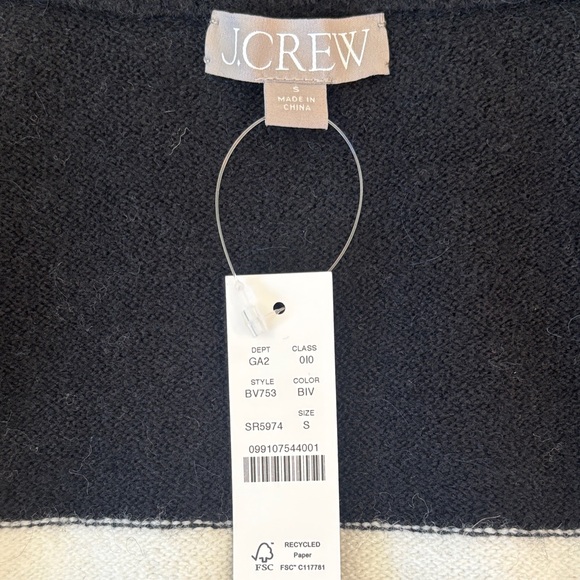 J. Crew Strip Sweater Size S  NWT - Picture 9 of 11